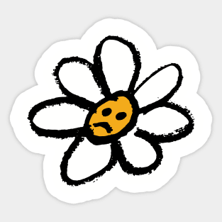 Sad Flower Sticker